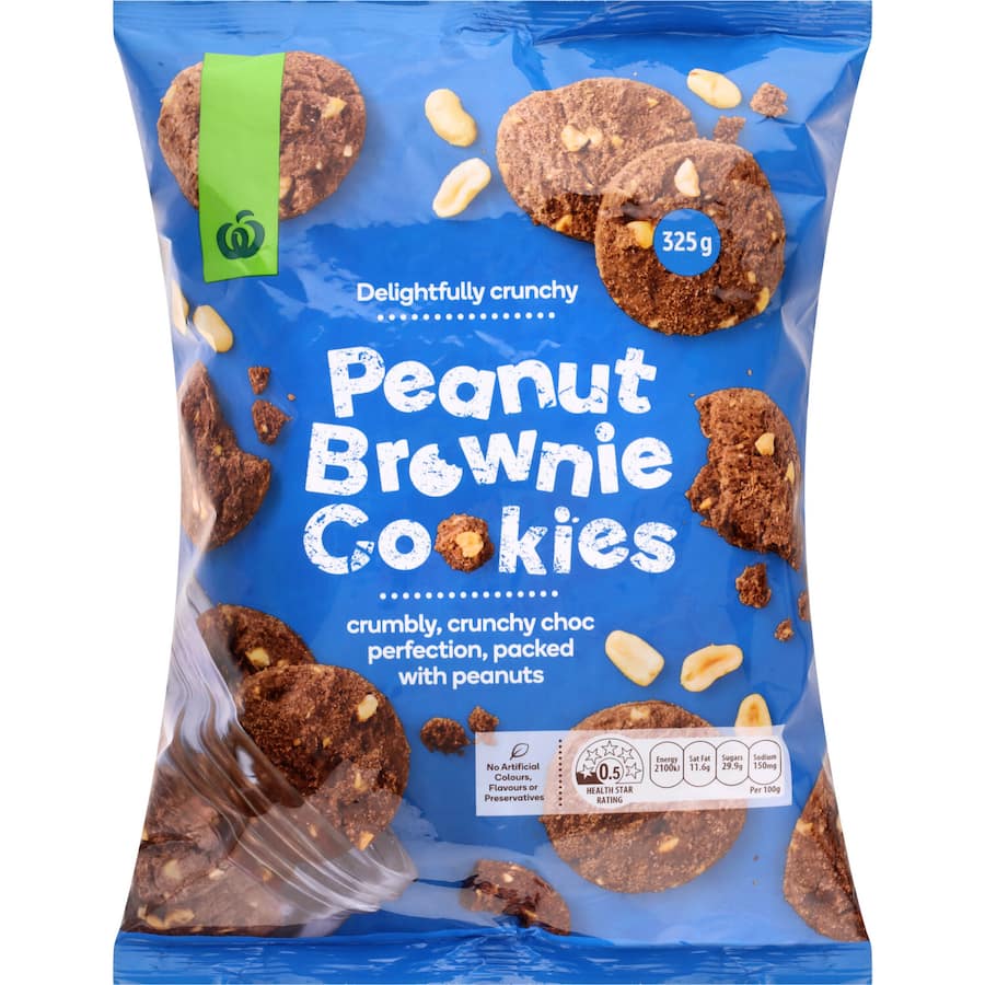 Woolworths Peanut Brownies Cookies