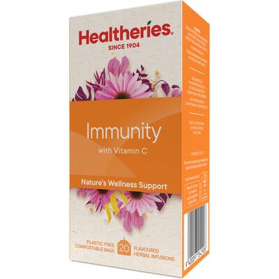 healtheries herbal tea immunity with vitamin c