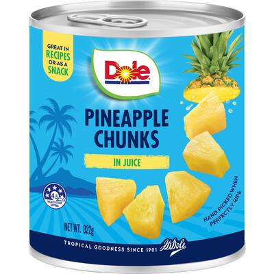 dole pineapple chunks in juice