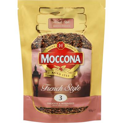 moccona instant coffee french style refill
