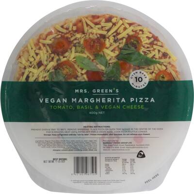 mrs green's pizza vegan margherita
