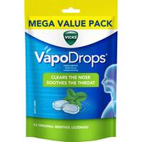 vicks vaponaturals lozenges original menthol (42pk)