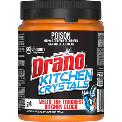 drano drain unblocker crystals
