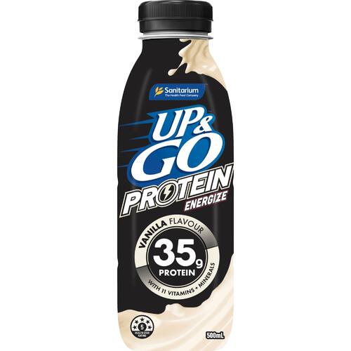 Sanitarium Up & Go Flavoured Milk Protein Energize Vanilla