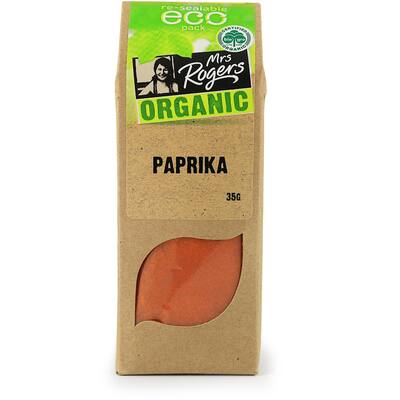mrs rogers eco pack paprika ground organic