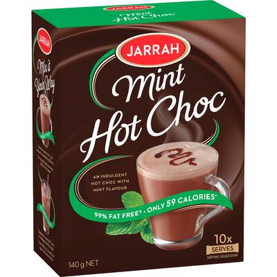 jarrah hot chocolate choc mint