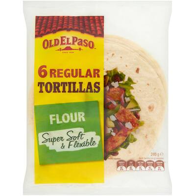 old el paso tortillas regular