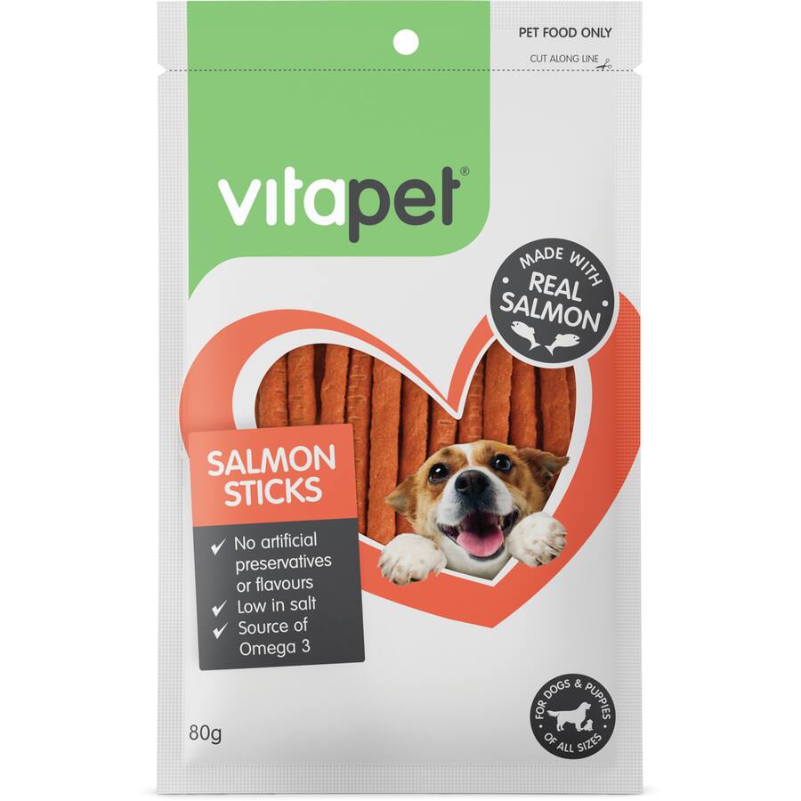 Vitapet Dog Treats Salmon Sticks