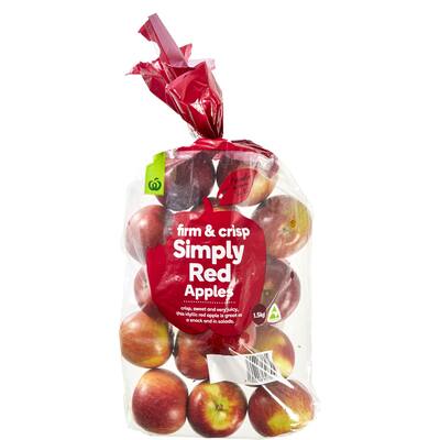 fresh fruit apples simply red