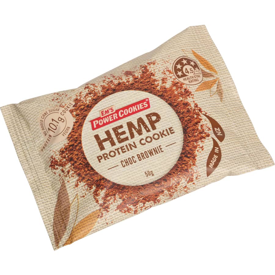 Em's Power Cookies Hemp Protein Cookie Choc Brownie