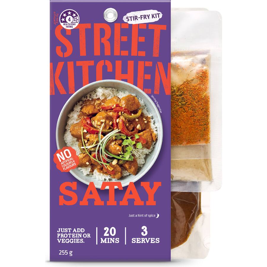 Street Kitchen Meal Kit Malaysian Peanut Satay