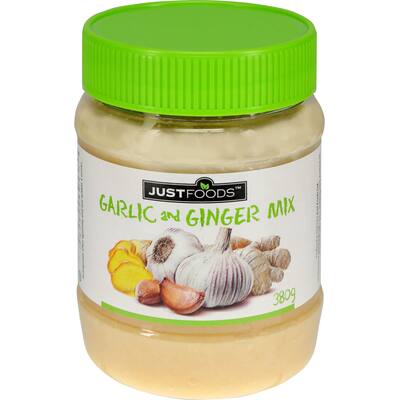 just foods garlic & ginger mix crushed