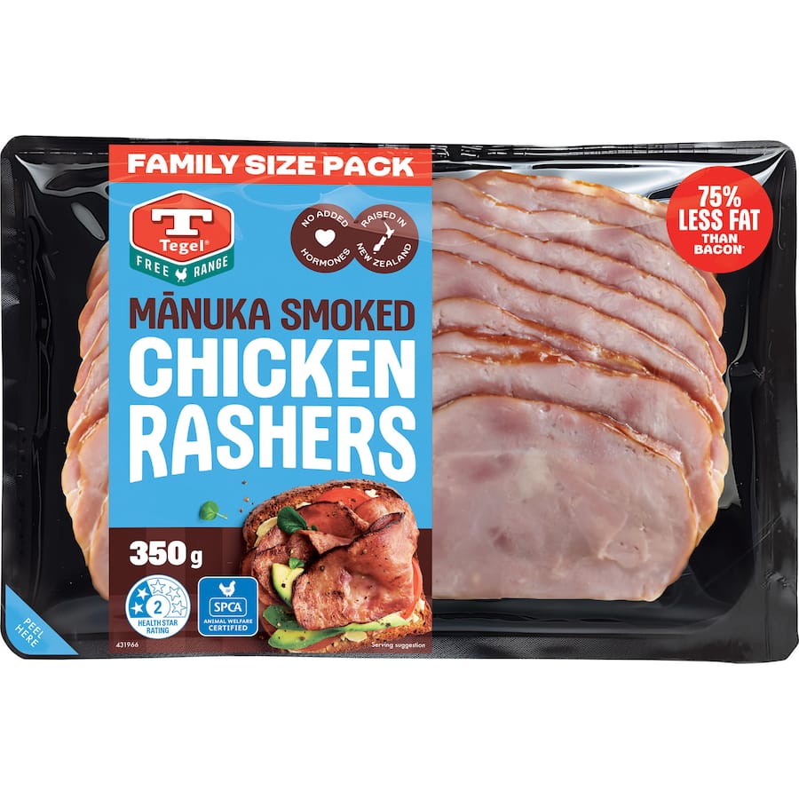 Tegel Chicken Bacon Manuka Smoked Rashers