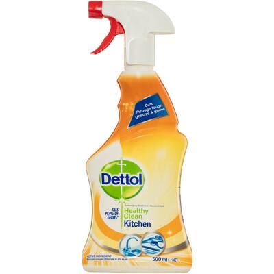 dettol healthy clean kitchen cleaning spray antibacterial
