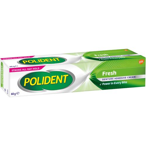 Polident Denture Adhesive Cream Fresh Mint