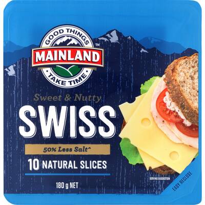 mainland cheese slices swiss