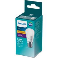 Philips LED Warm White 6W 470 Lumen Bayonet Bulb