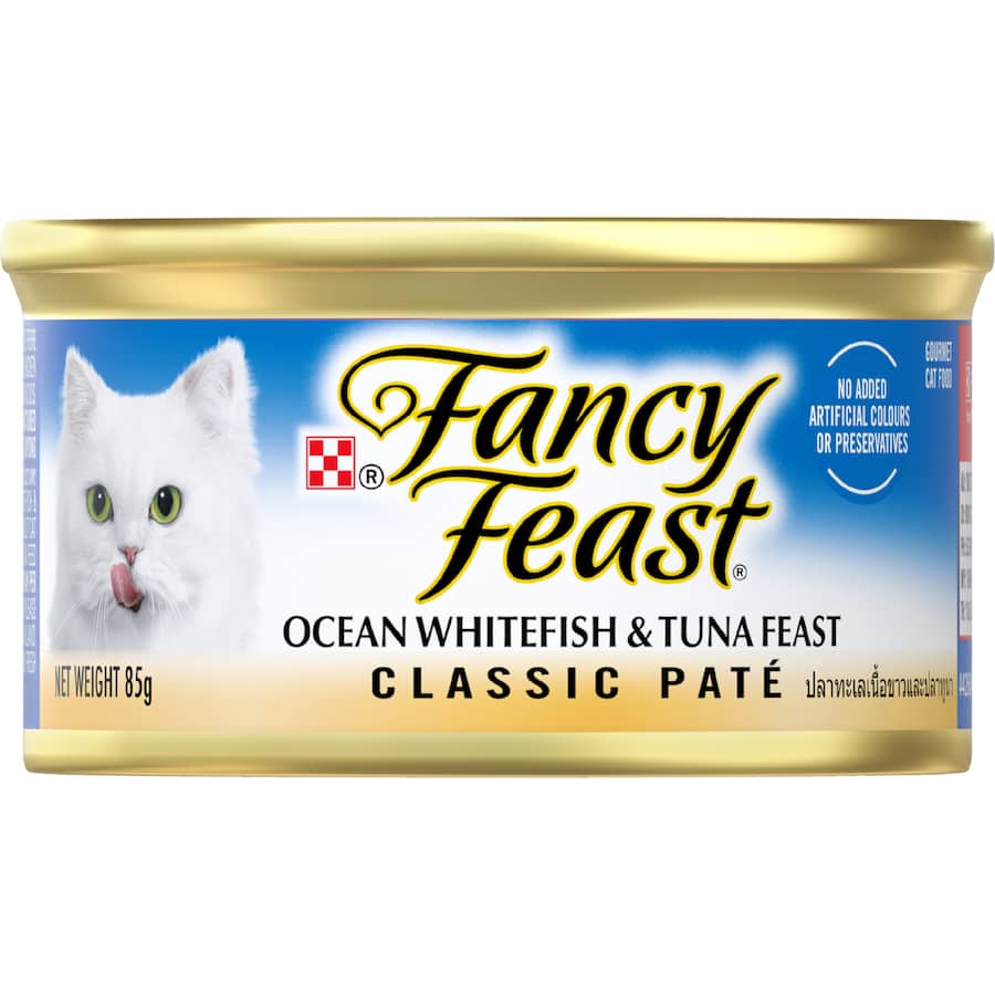 Fancy Feast Wet Cat Food Classic Pate Ocean Whitefish & Tuna