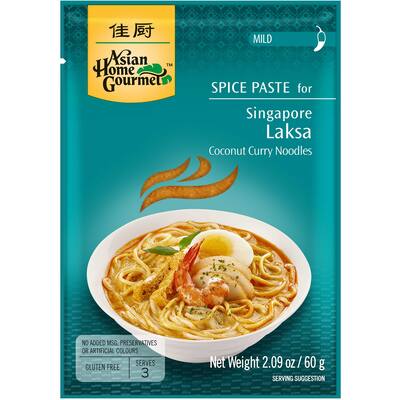 asian home gourmet spice paste singapore laksa coconut curry