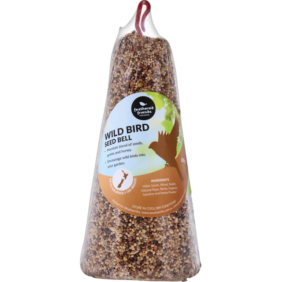 Feathered Friends Pet Treats Wild Bird Seed Bell