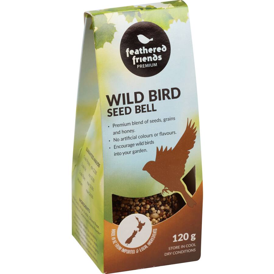 Feathered Friends Pet Treats Wild Bird Seed Bell