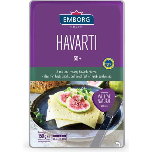 Emborg Cheese Slices Havarti