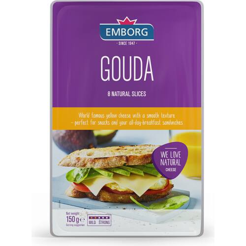 Emborg Cheese Slices Gouda