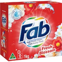 fab laundry powder fresh blossoms
