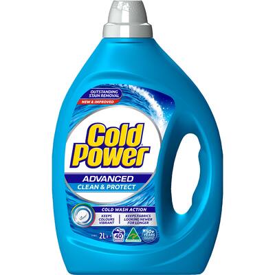 cold power advanced clean laundry detergent liquid 