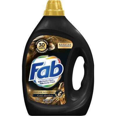 fab laundry detergent liquid perfume indulgence gold