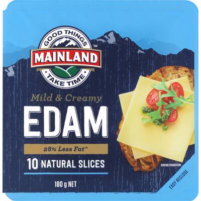 mainland cheese slices edam