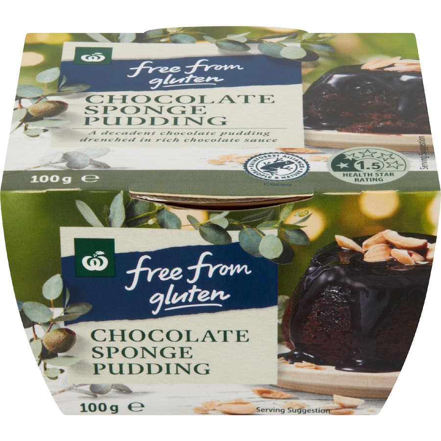 Woolworths Chocolate Sponge Free From Gluten