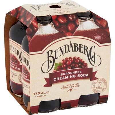 bundaberg soft drink burgundee creaming soda
