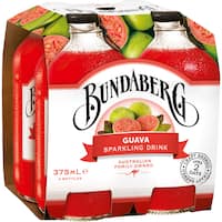 Bundaberg Guava Sparkling Drink (4x375ml)