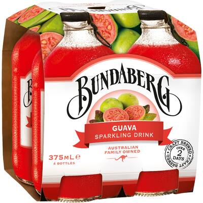 bundaberg soft drink sparkling guava