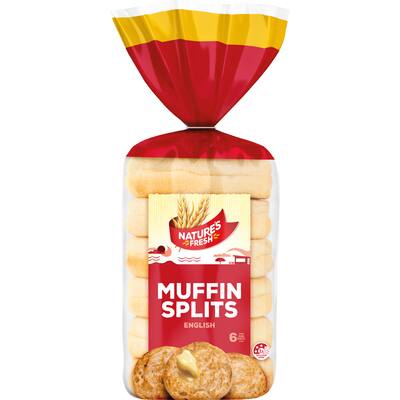natures fresh muffin splits english