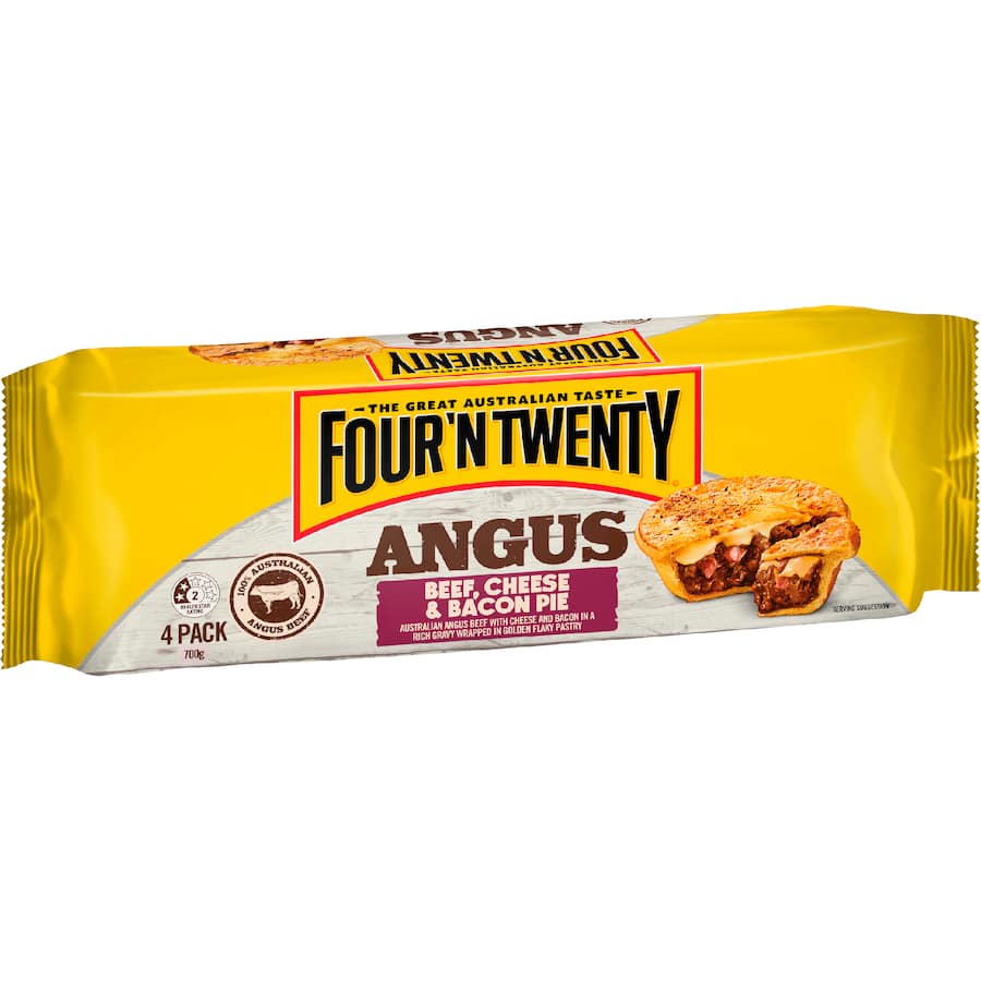Four'n Twenty Frozen Pie Angus Beef Cheese & Bacon
