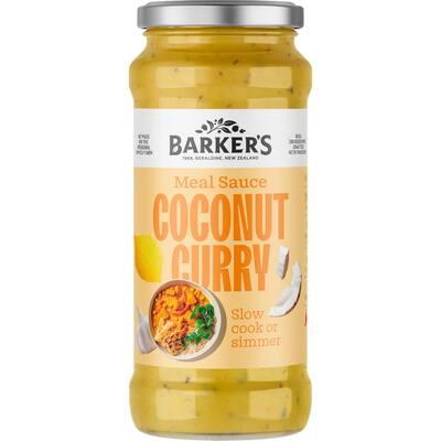 barker's meal base coconut curry sauce