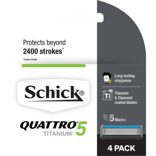 Schick Quattro Razor Blades Titanium 5