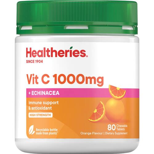 Healtheries Vitamin C With Echinacea 1000mg