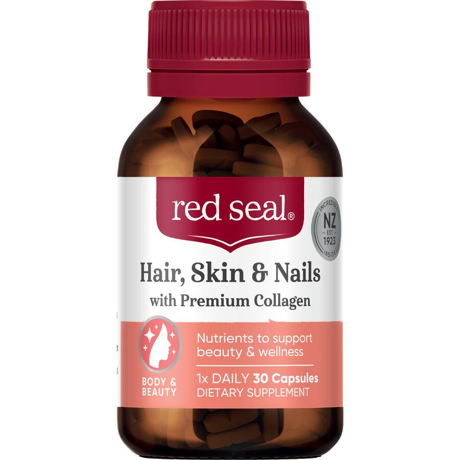 Red Seal Supplement Hair,Skin&Nails With Collagen