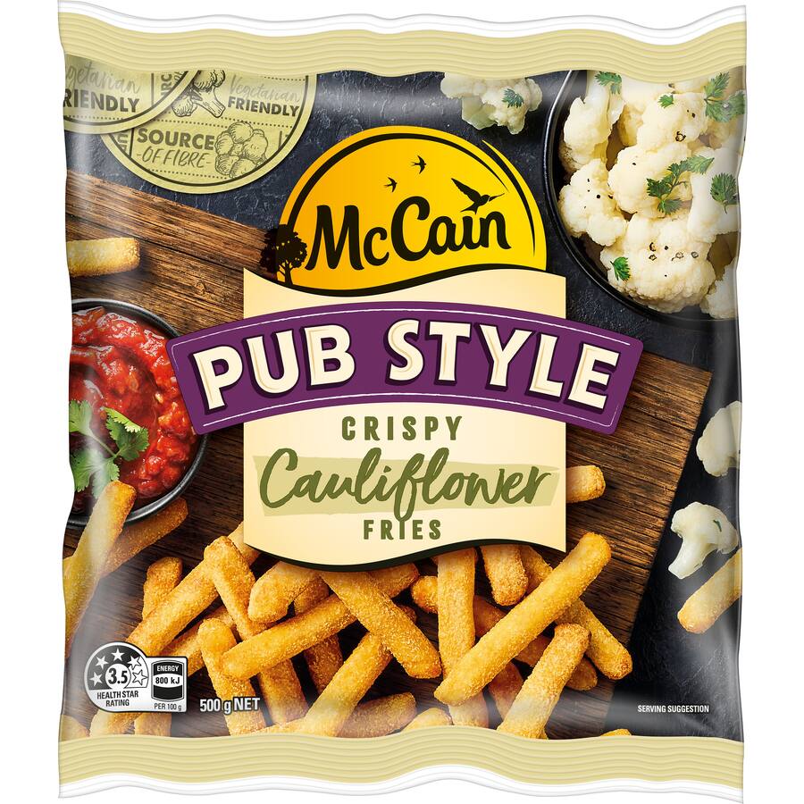 Mccain Pub Style Fries Crispy Cauliflower