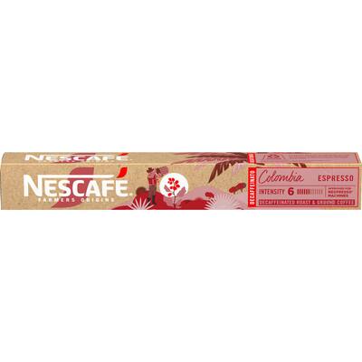 nescafé farmers origins coffee pods colombia espresso decaf