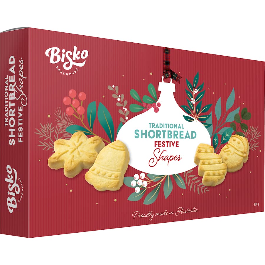 Bisko Butter Shortbread Festive Shapes