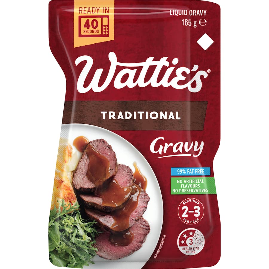 Watties Gravy LiquidTraditional 165gm