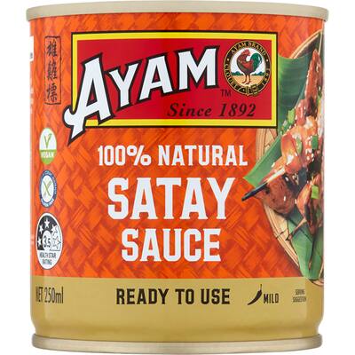 ayam satay sauce mild