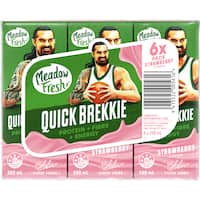 Meadowfresh Quick Brekkie Breakfast Drink Strawberry Milk