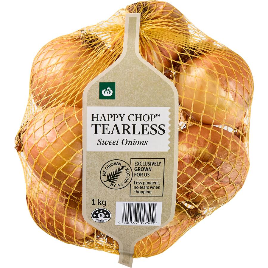 Woolworths Fresh Vegetable Sweet Onions Brown Tearless