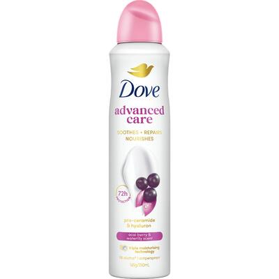 dove advanced care antiperspirant aerosol acai berry & waterlily