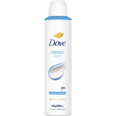 dove antiperspirant aerosol aerosol classic